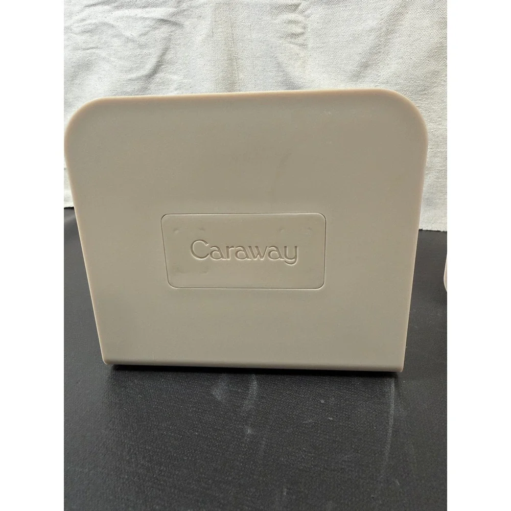 Caraway Magnetic Pan Rack Home OS Cream Modular Kitchen Organization Set of 2